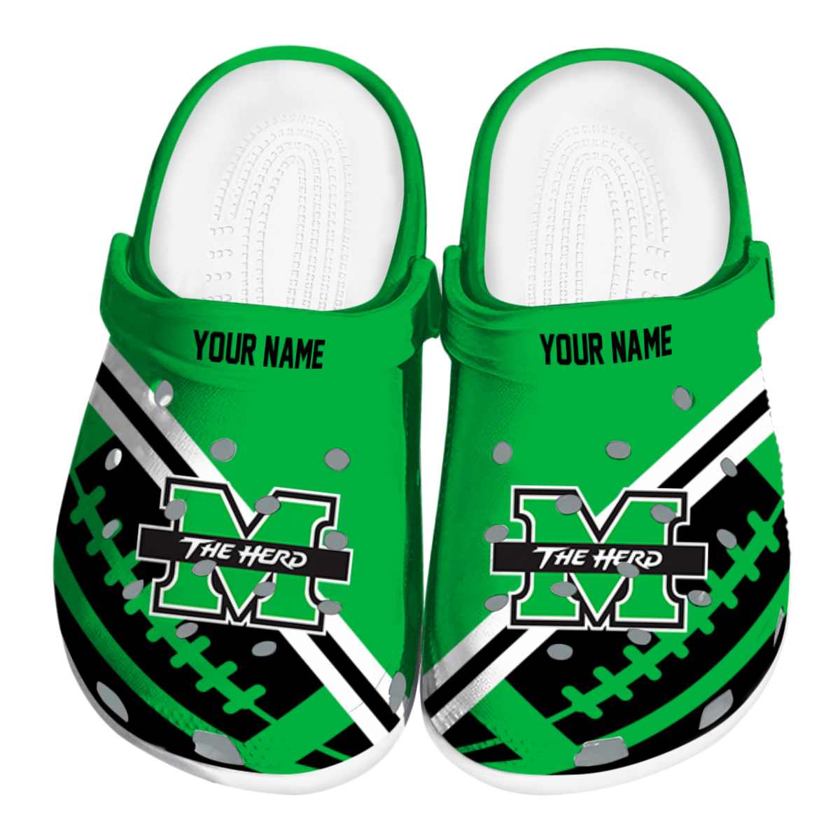 Marshall Thundering Herd 2025 NCAA Sport Crocs Clogs For Men Women and Kids - GNL1462991