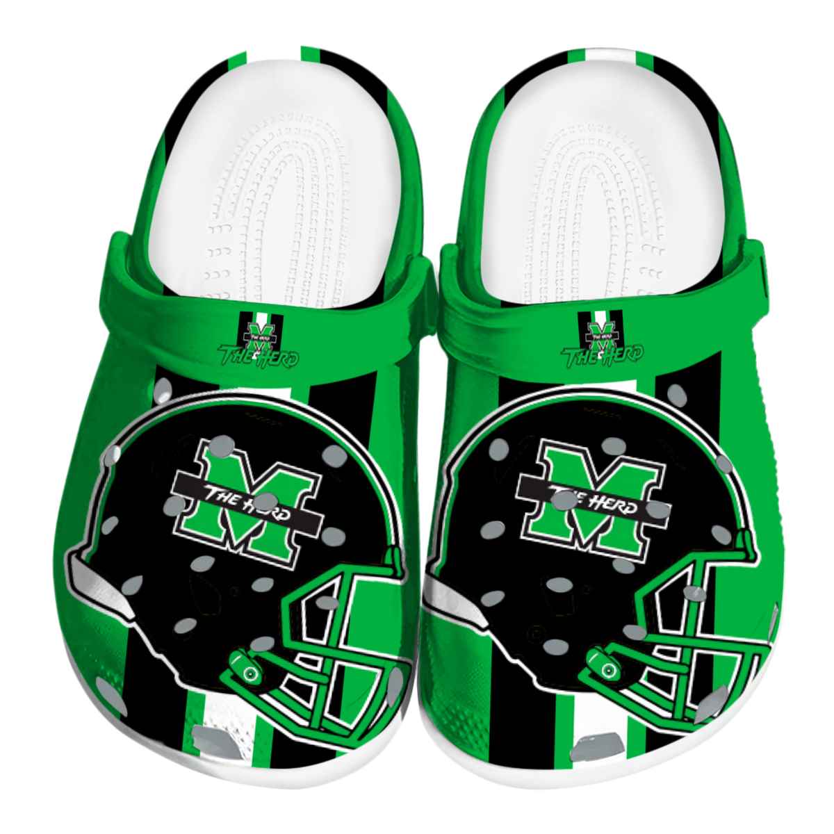 Marshall Thundering Herd 2025 NCAA Sport Crocs Clogs For Men Women and Kids - GNL1462999
