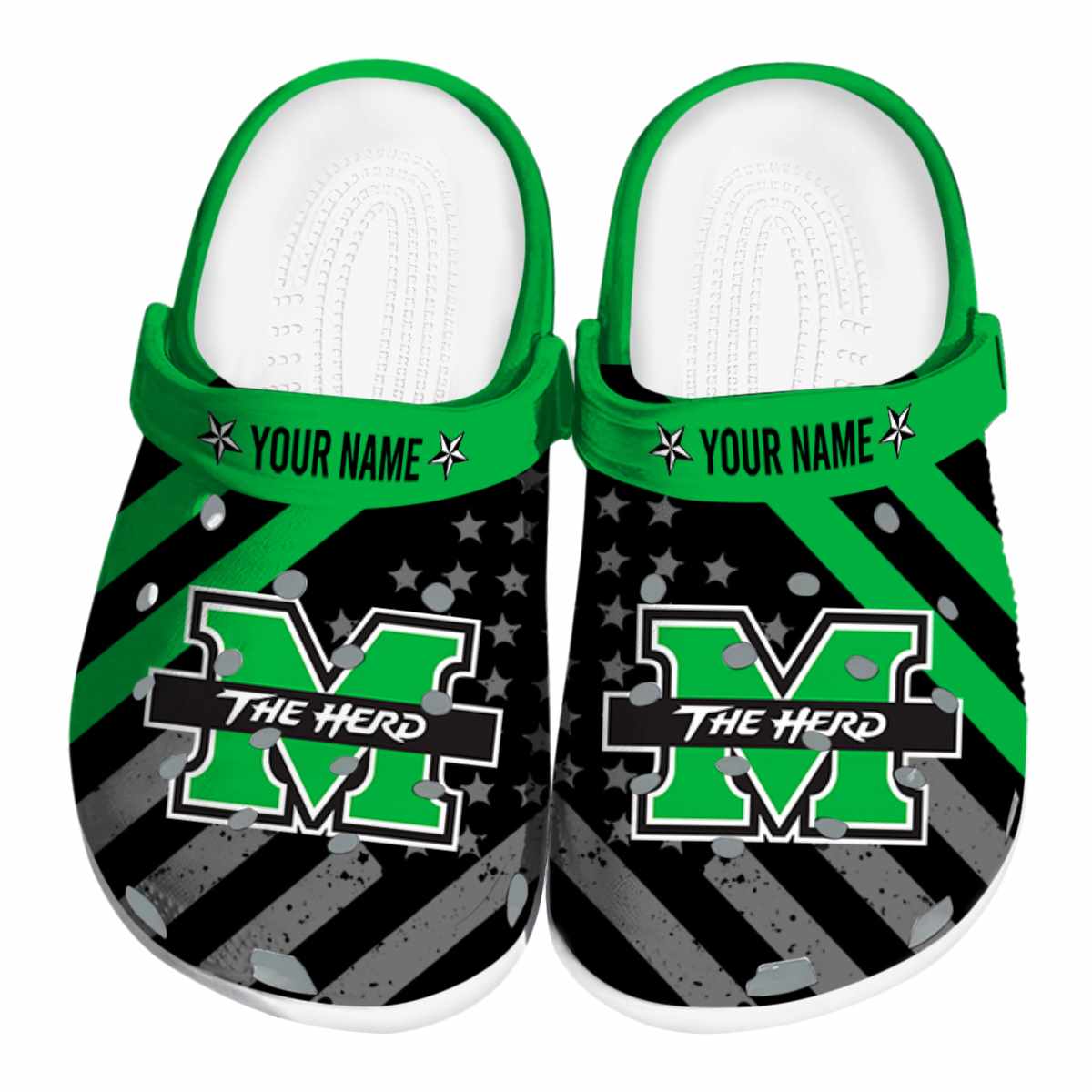 Marshall Thundering Herd 2025 NCAA Sport Crocs Clogs For Men Women and Kids - GNL1462996