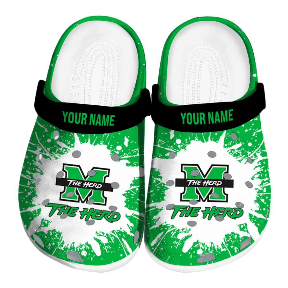 Marshall Thundering Herd 2025 NCAA Sport Crocs Clogs For Men Women and Kids - GNL1463002