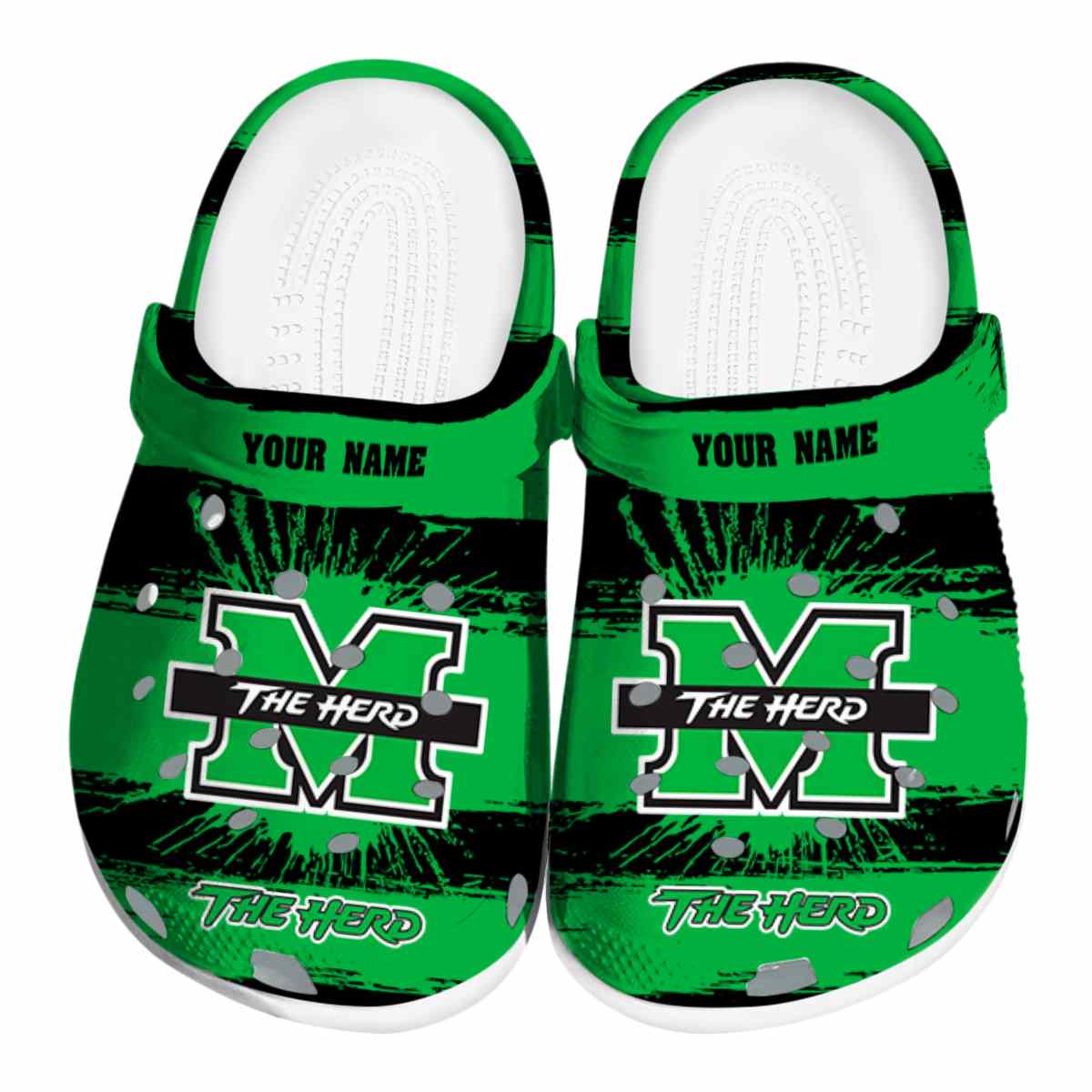 Marshall Thundering Herd 2025 NCAA Sport Crocs Clogs For Men Women and Kids - GNL1463004