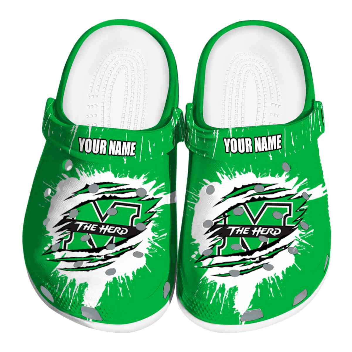 Marshall Thundering Herd 2025 NCAA Sport Crocs Clogs For Men Women and Kids - GNL1463031