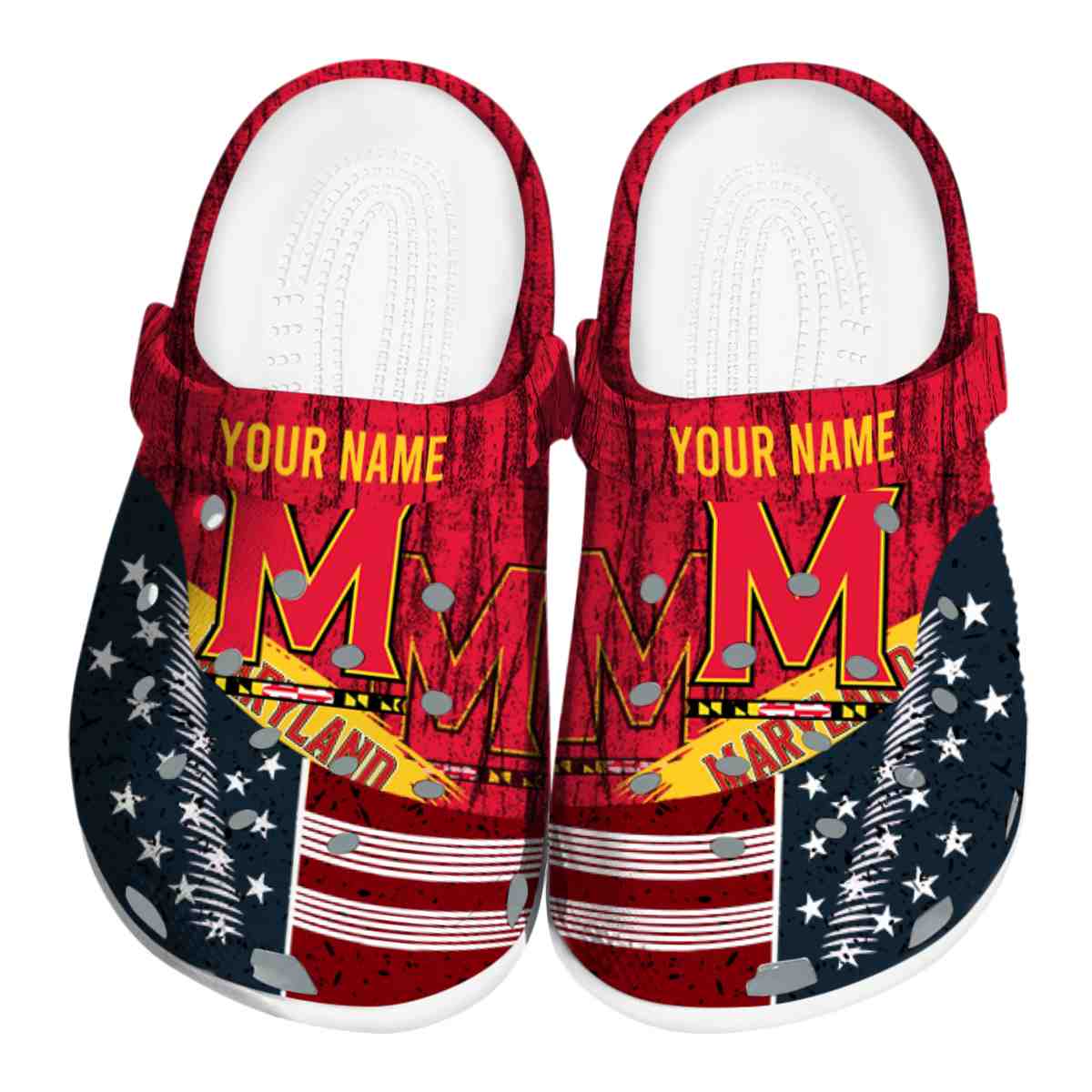 Maryland Terrapins 2025 NCAA Sport Crocs Clogs For Men Women and Kids - GNL1463034