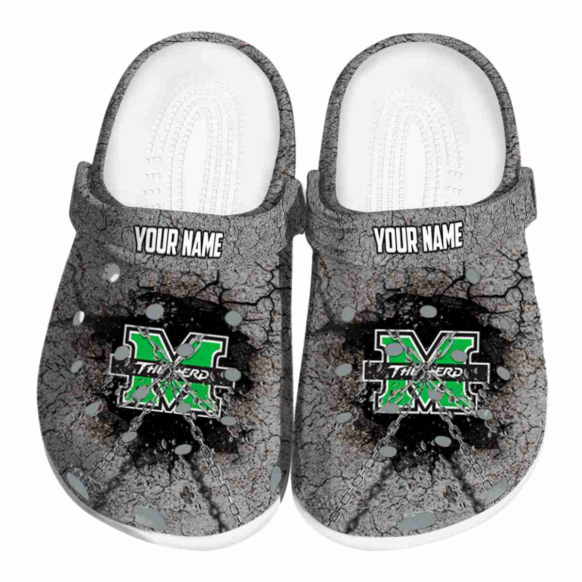 Marshall Thundering Herd 2025 NCAA Sport Crocs Clogs For Men Women and Kids - GNL1463017