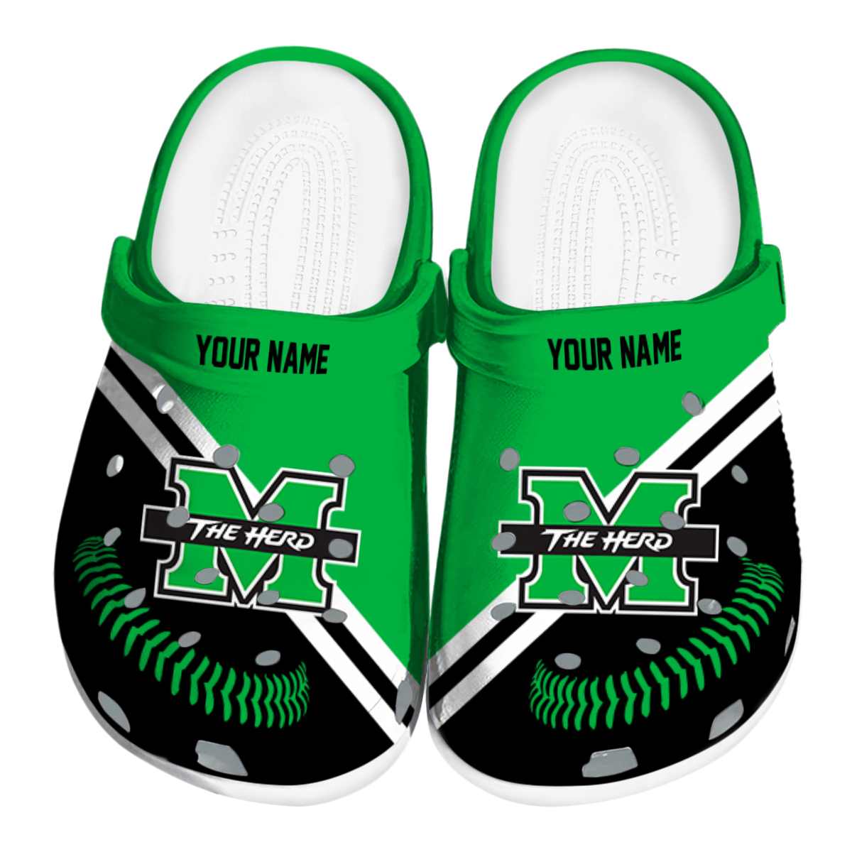 Marshall Thundering Herd 2025 NCAA Sport Crocs Clogs For Men Women and Kids - GNL1463035