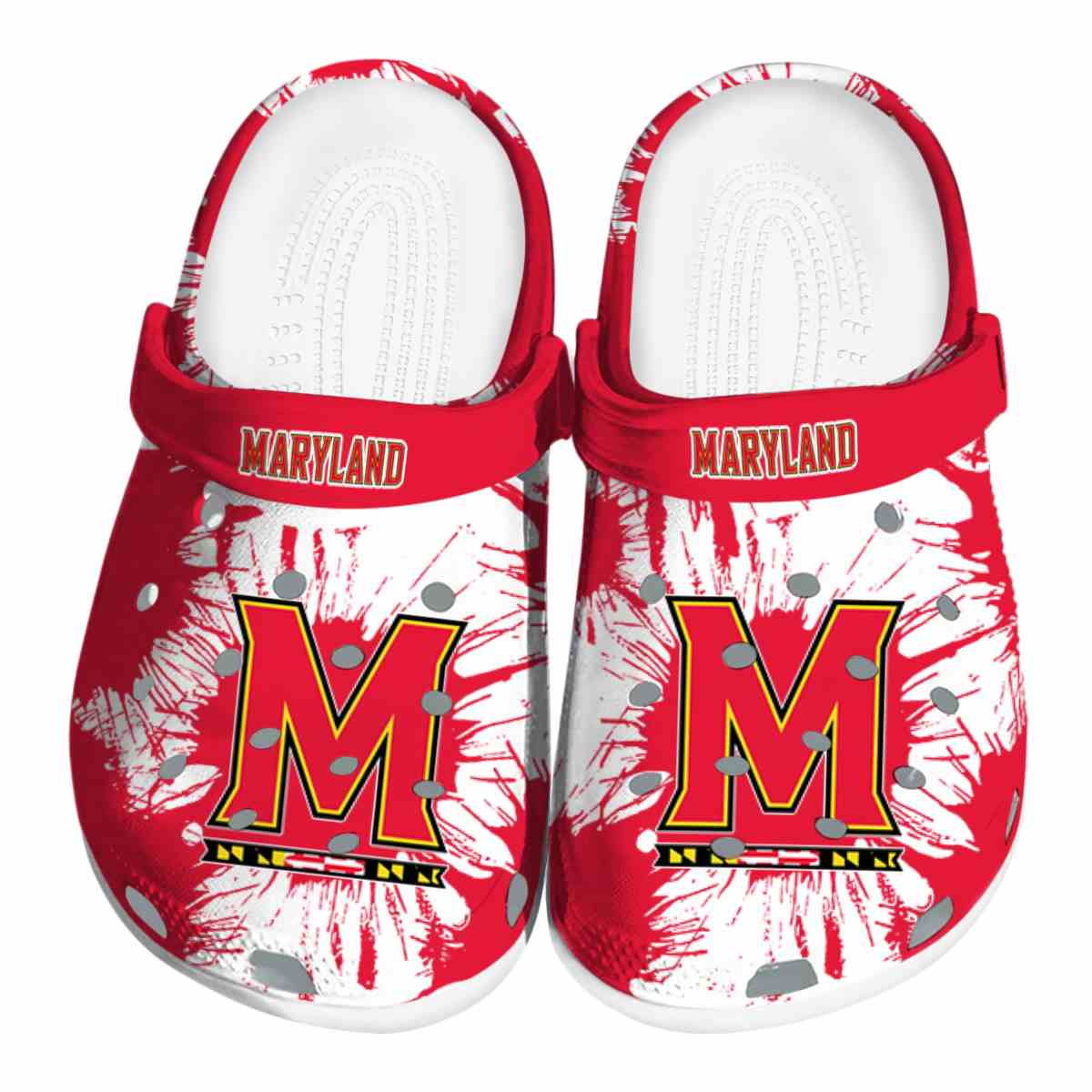 Maryland Terrapins 2025 NCAA Sport Crocs Clogs For Men Women and Kids - GNL1463040