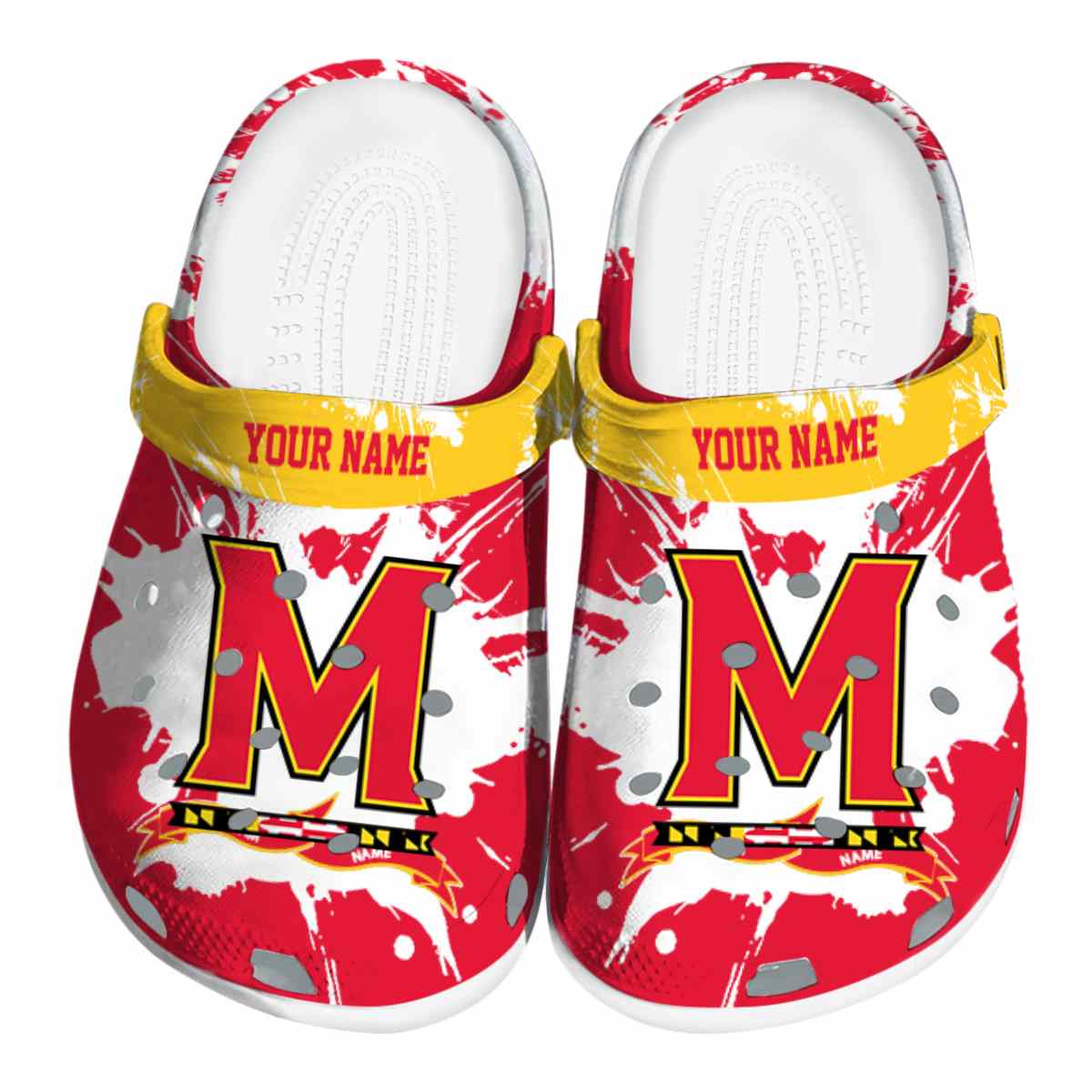 Maryland Terrapins 2025 NCAA Sport Crocs Clogs For Men Women and Kids - GNL1463030