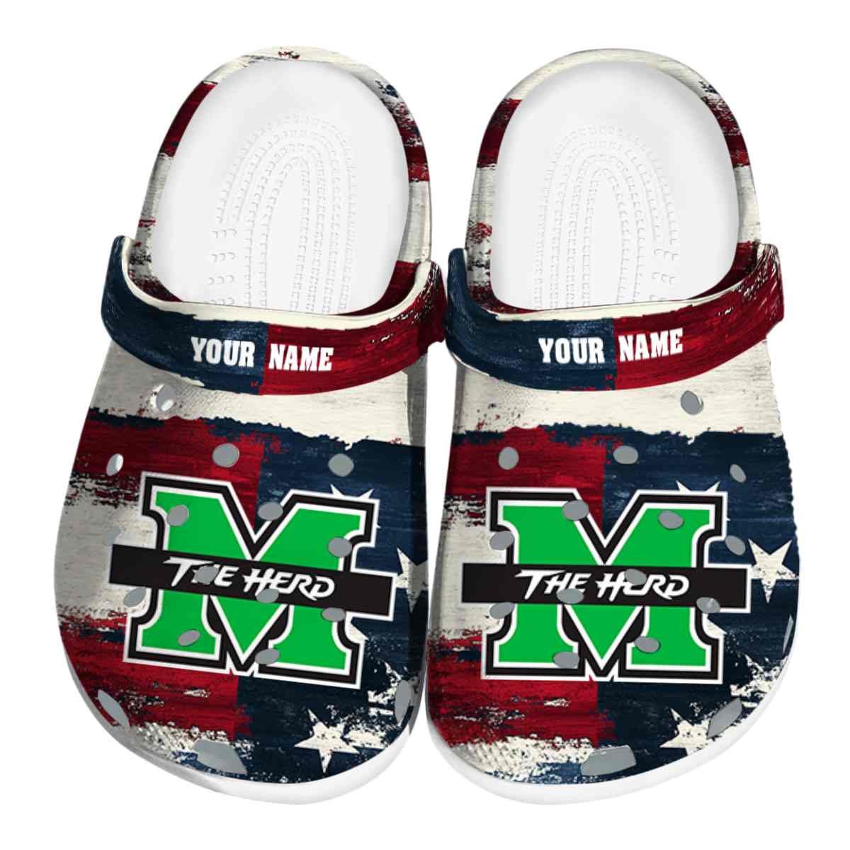 Marshall Thundering Herd 2025 NCAA Sport Crocs Clogs For Men Women and Kids - GNL1463018