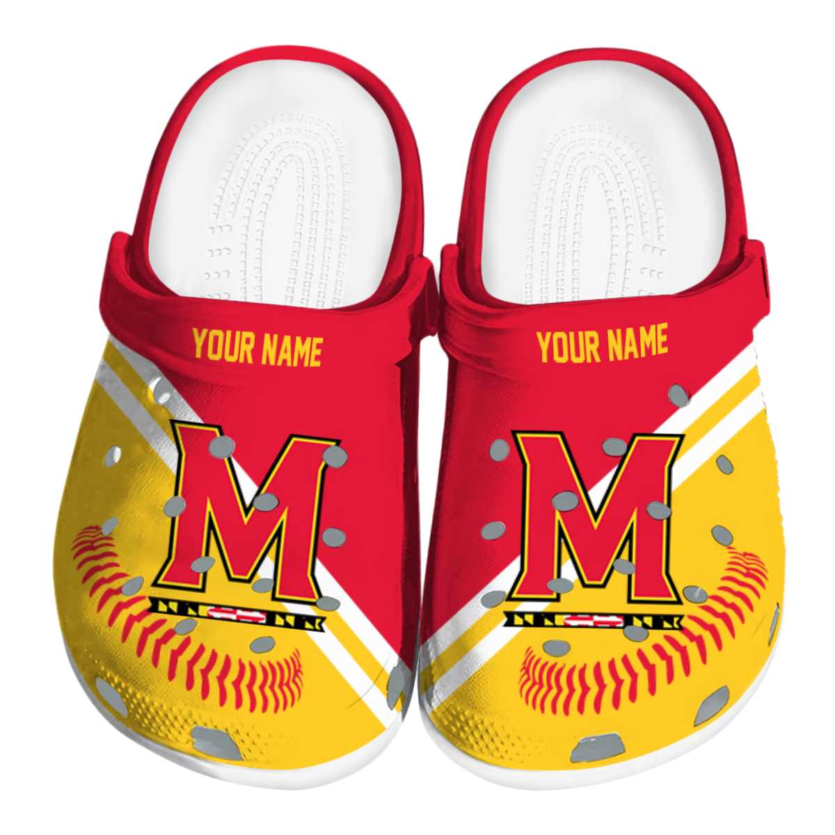 Maryland Terrapins 2025 NCAA Sport Crocs Clogs For Men Women and Kids - GNL1463033