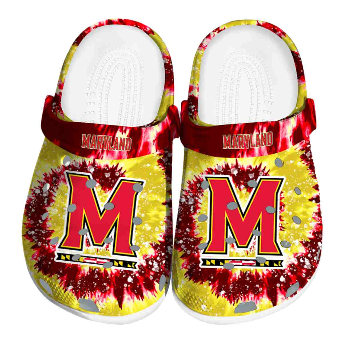 Maryland Terrapins 2025 NCAA Sport Crocs Clogs For Men Women and Kids - GNL1463038