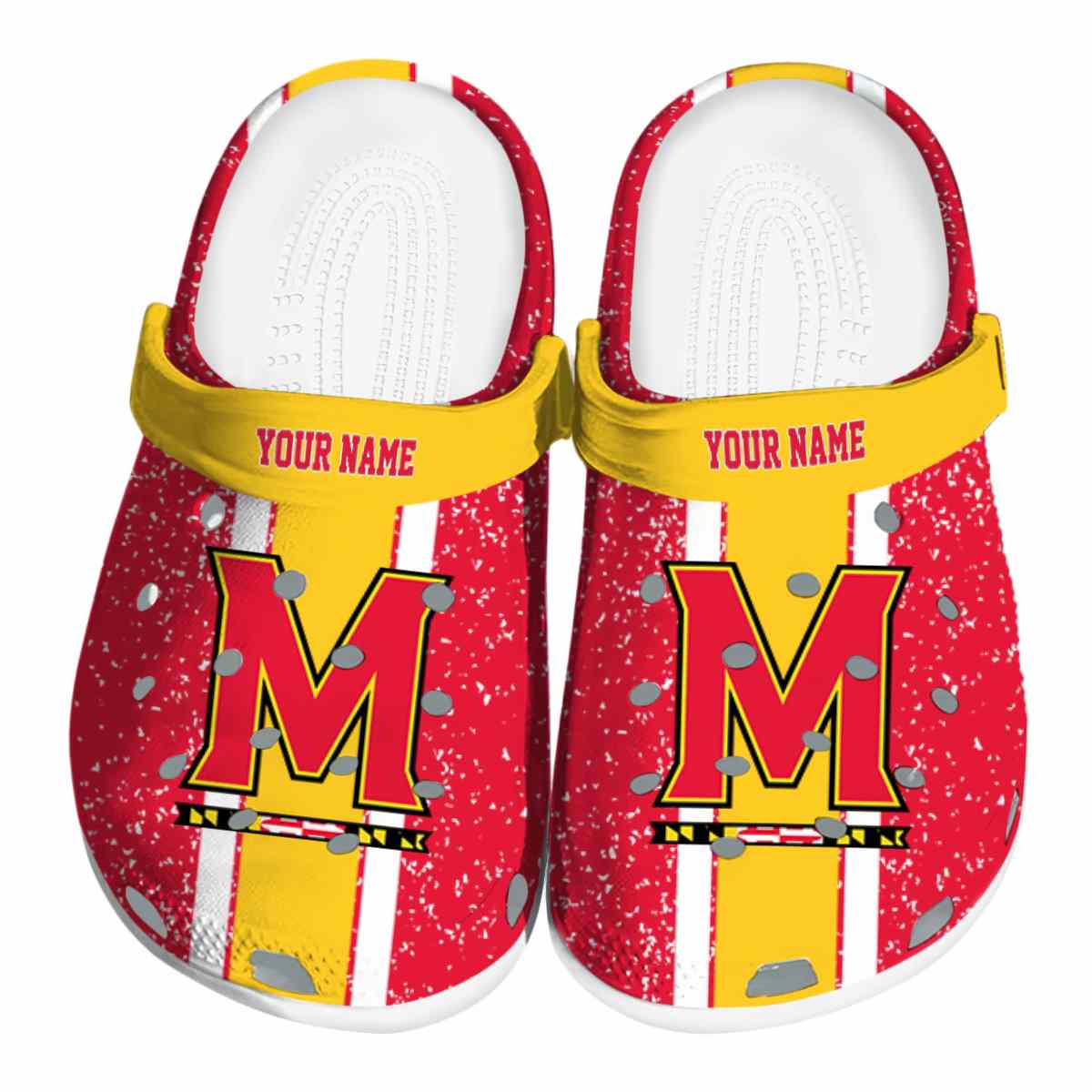 Maryland Terrapins 2025 NCAA Sport Crocs Clogs For Men Women and Kids - GNL1463027