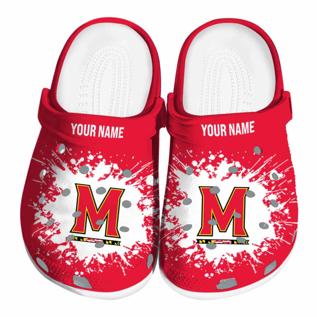 Maryland Terrapins 2025 NCAA Sport Crocs Clogs For Men Women and Kids - GNL1463041