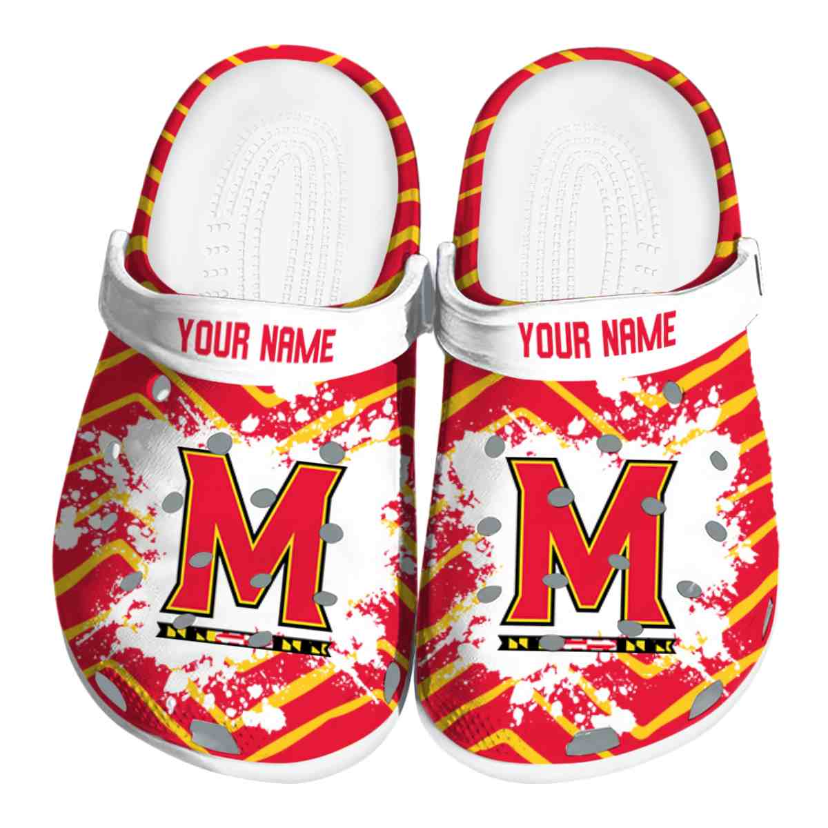 Maryland Terrapins 2025 NCAA Sport Crocs Clogs For Men Women and Kids - GNL1463046