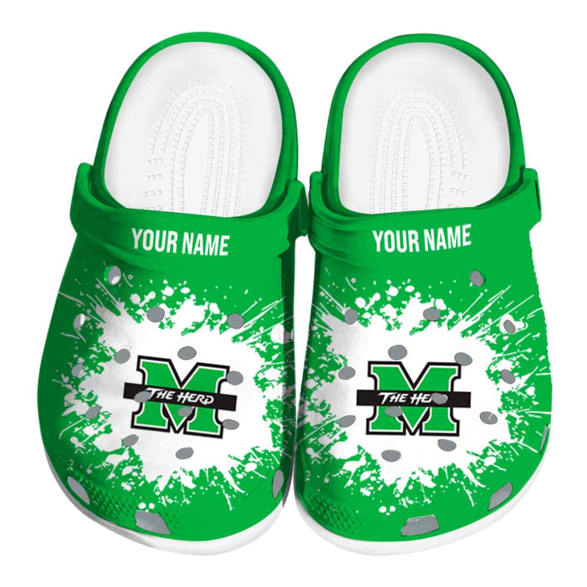 Marshall Thundering Herd 2025 NCAA Sport Crocs Clogs For Men Women and Kids - GNL1463043