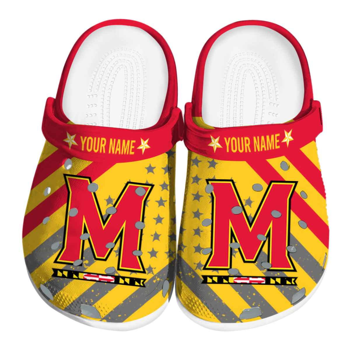 Maryland Terrapins 2025 NCAA Sport Crocs Clogs For Men Women and Kids - GNL1463076