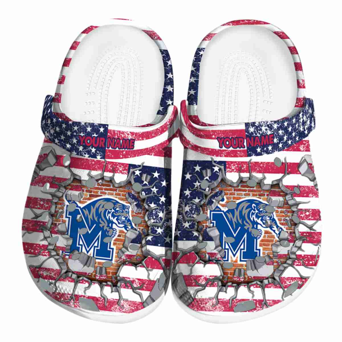 Memphis Tigers 2025 NCAA Sport Crocs Clogs For Men Women and Kids - GNL1463057