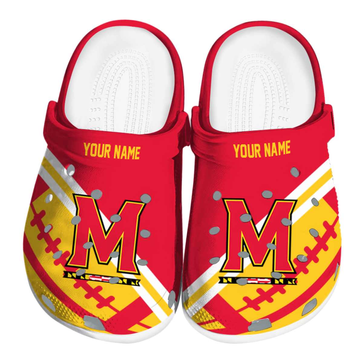 Maryland Terrapins 2025 NCAA Sport Crocs Clogs For Men Women and Kids - GNL1463075