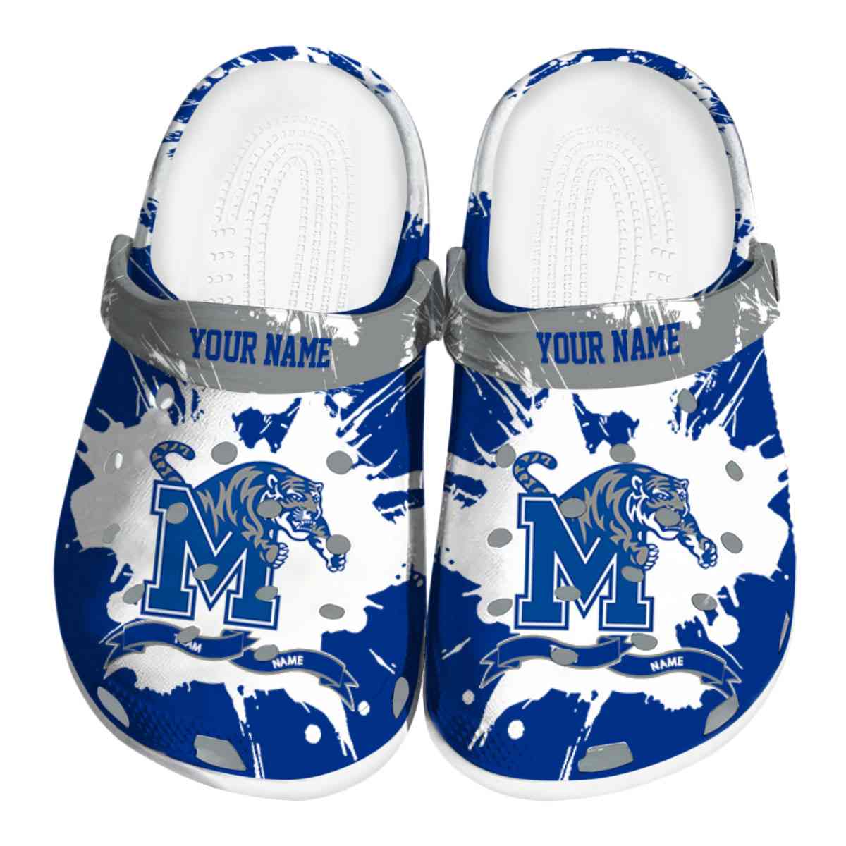 Memphis Tigers 2025 NCAA Sport Crocs Clogs For Men Women and Kids - GNL1463049