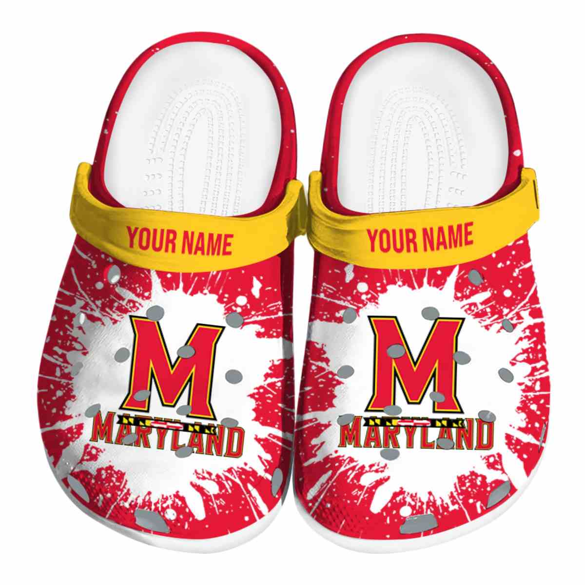Maryland Terrapins 2025 NCAA Sport Crocs Clogs For Men Women and Kids - GNL1463055