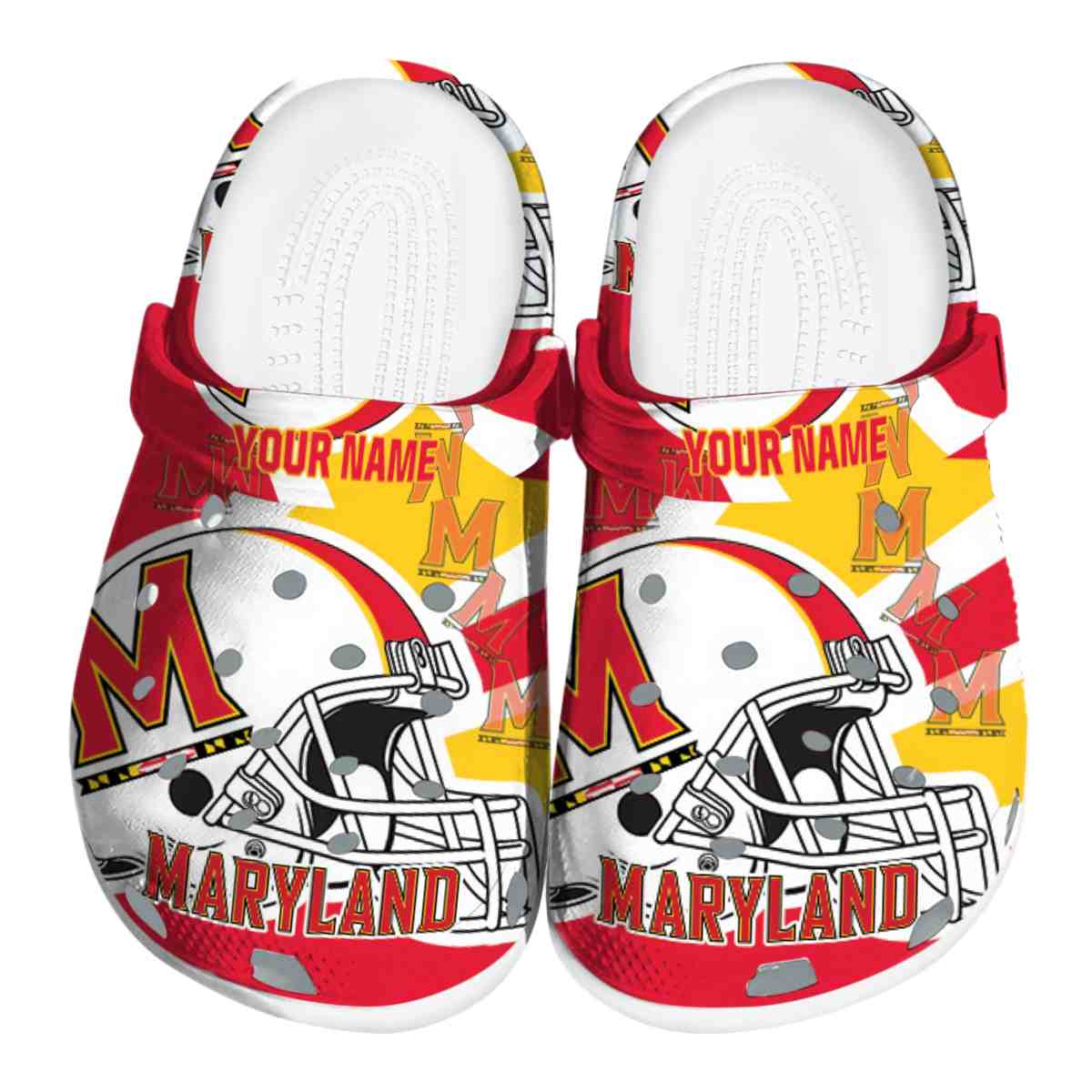 Maryland Terrapins 2025 NCAA Sport Crocs Clogs For Men Women and Kids - GNL1463073
