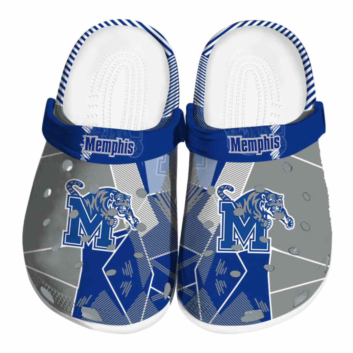 Memphis Tigers 2025 NCAA Sport Crocs Clogs For Men Women and Kids - GNL1463105