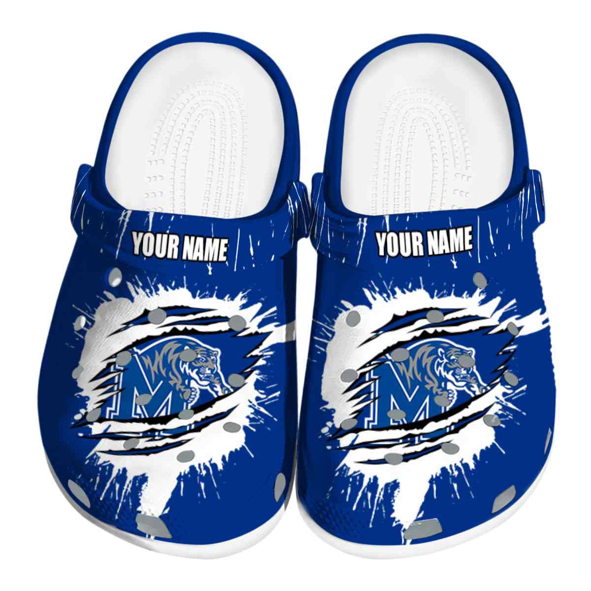 Memphis Tigers 2025 NCAA Sport Crocs Clogs For Men Women and Kids - GNL1463095