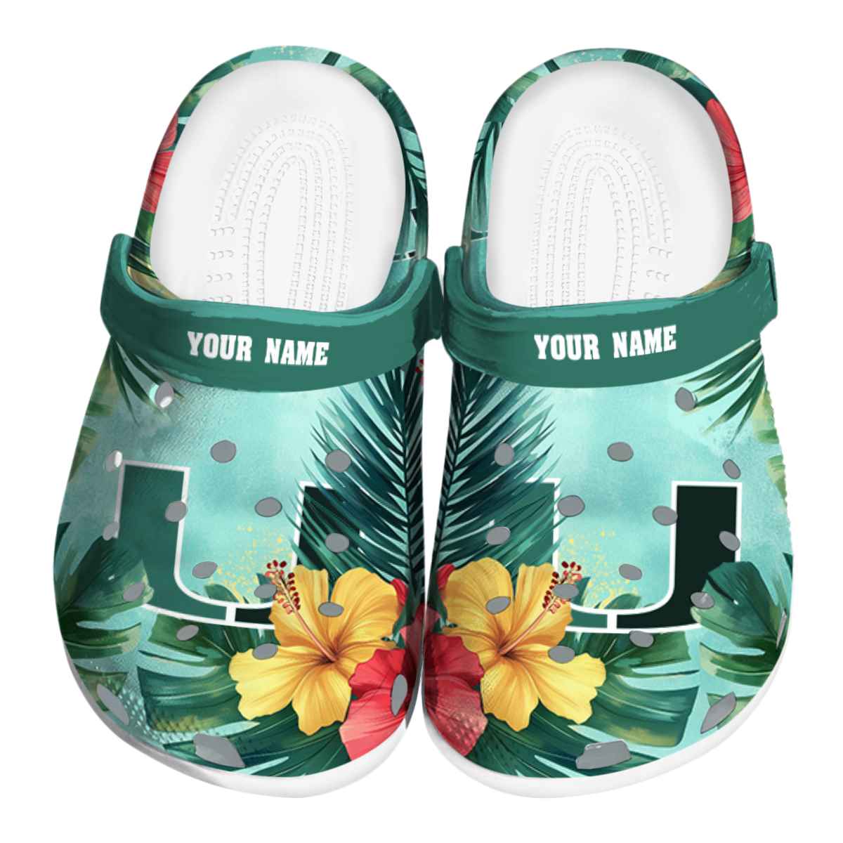 Miami Hurricanes 2025 NCAA Sport Crocs Clogs For Men Women and Kids - GNL1463088