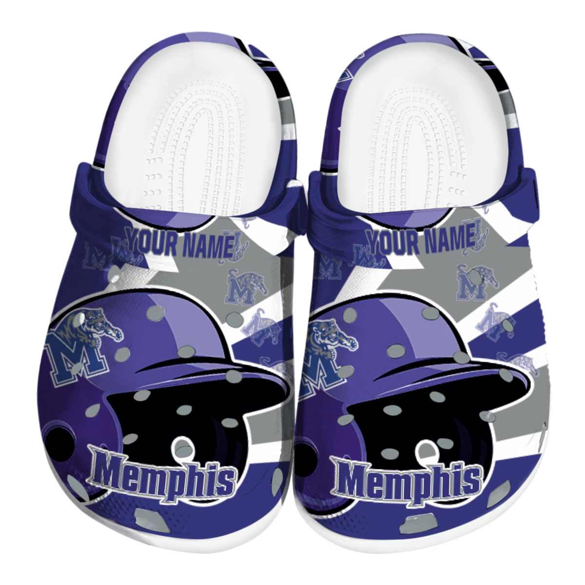 Memphis Tigers 2025 NCAA Sport Crocs Clogs For Men Women and Kids - GNL1463101