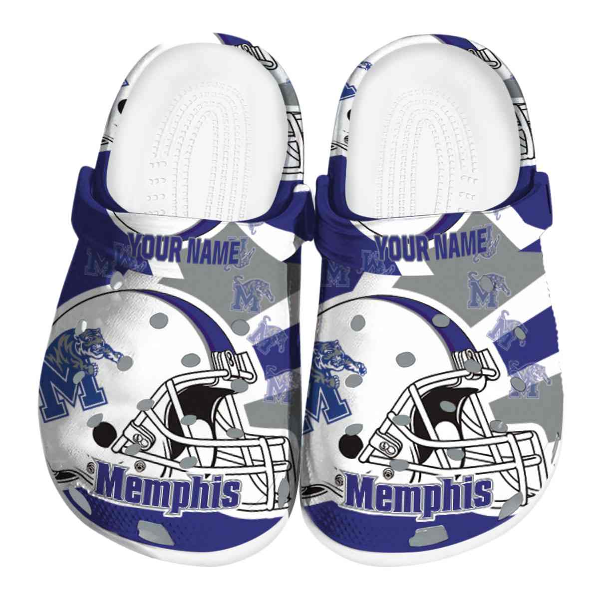 Memphis Tigers 2025 NCAA Sport Crocs Clogs For Men Women and Kids - GNL1463084