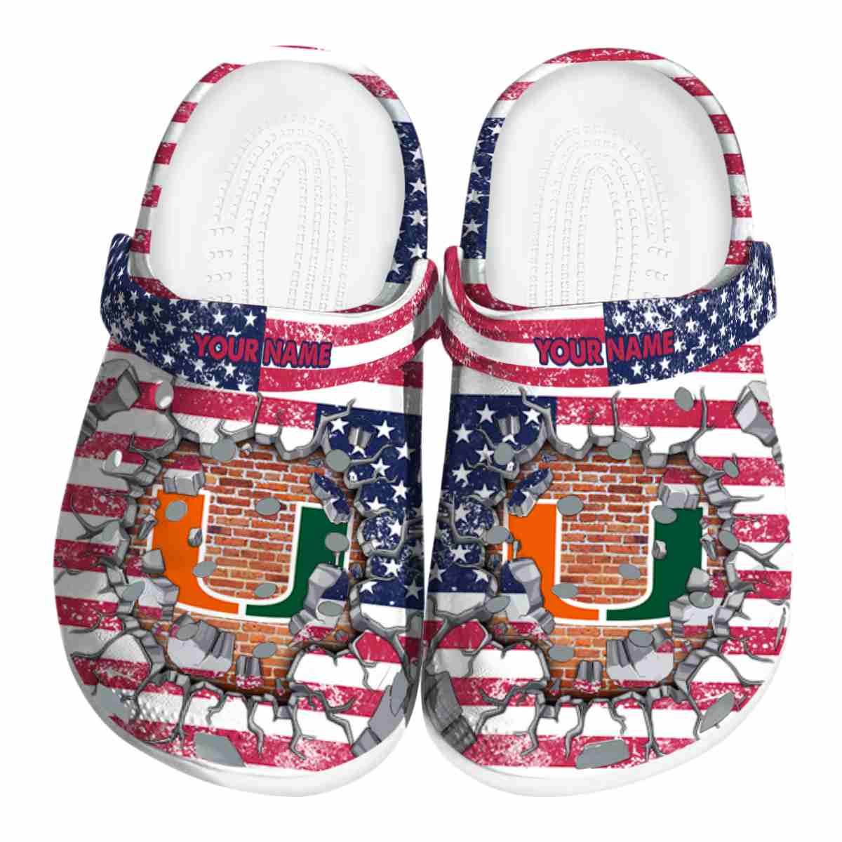 Miami Hurricanes 2025 NCAA Sport Crocs Clogs For Men Women and Kids - GNL1463136