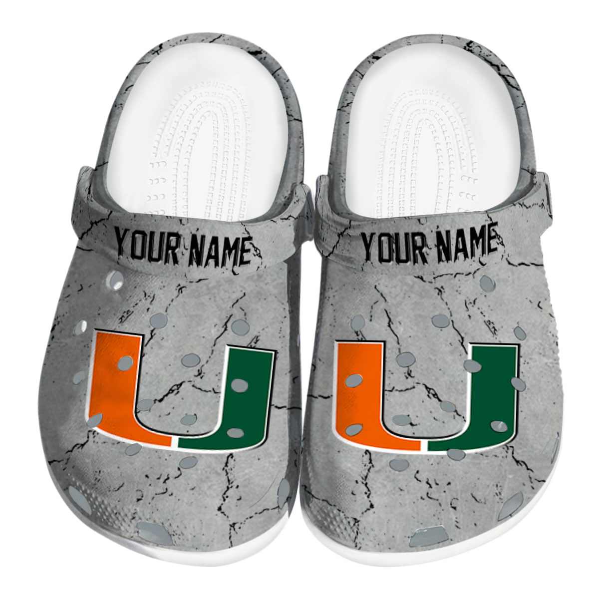 Miami Hurricanes 2025 NCAA Sport Crocs Clogs For Men Women and Kids - GNL1463124