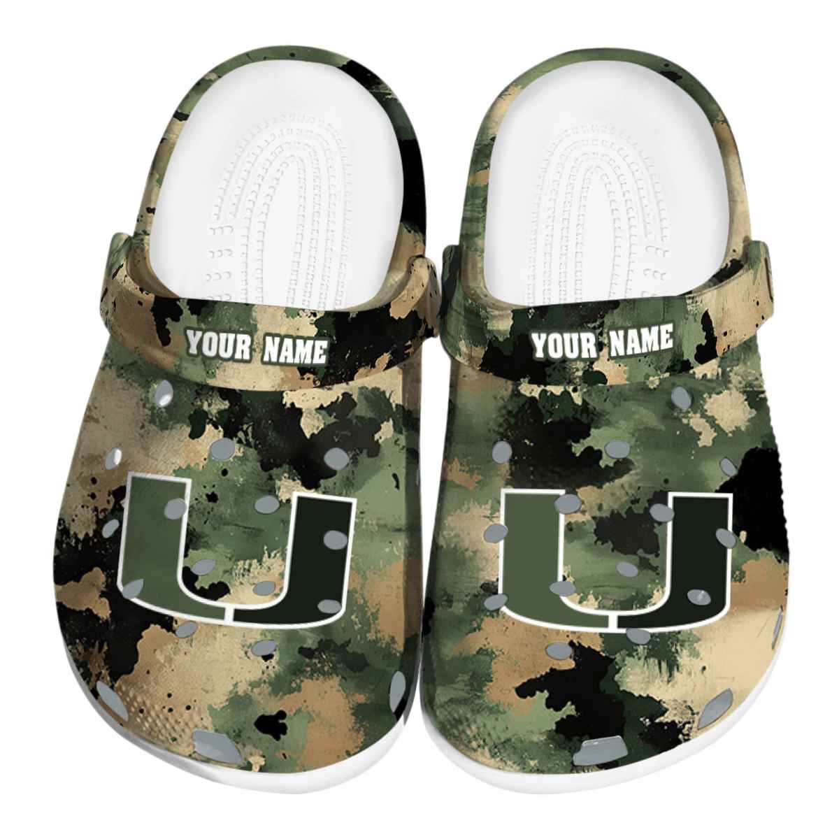 Miami Hurricanes 2025 NCAA Sport Crocs Clogs For Men Women and Kids - GNL1463109
