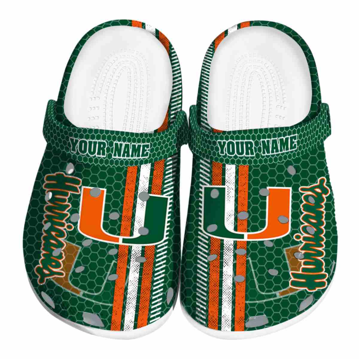 Miami Hurricanes 2025 NCAA Sport Crocs Clogs For Men Women and Kids - GNL1463131