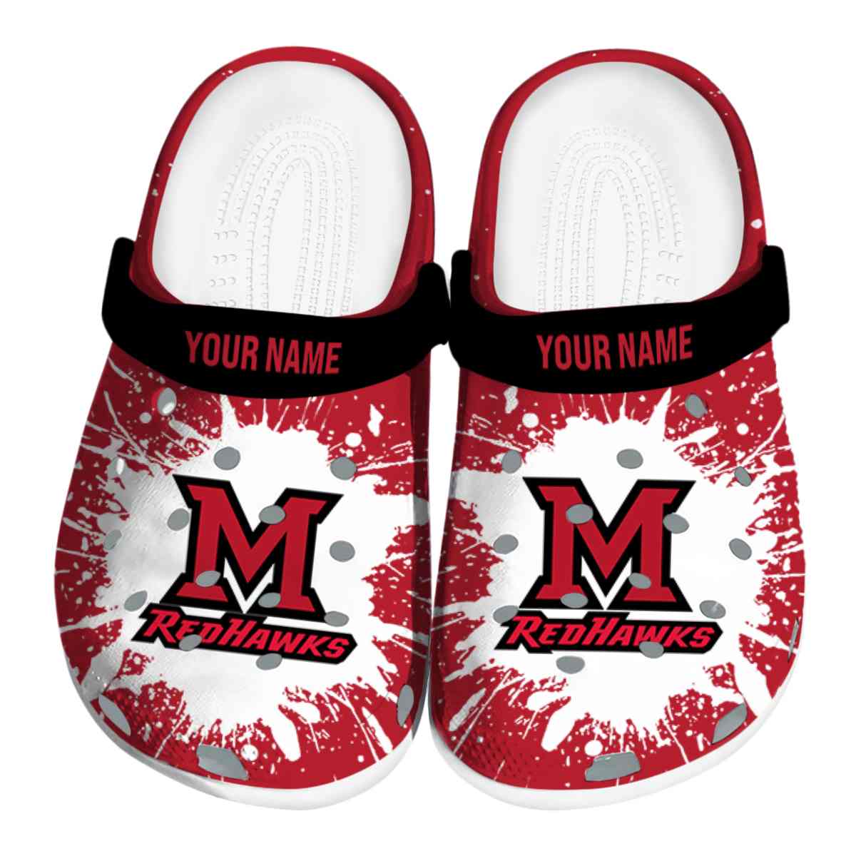 Miami RedHawks 2025 NCAA Sport Crocs Clogs For Men Women and Kids - GNL1463125