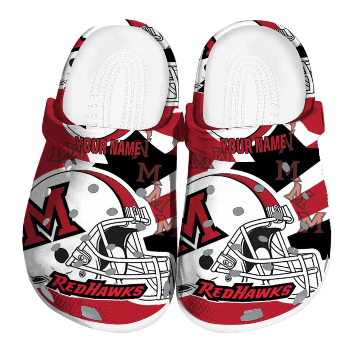 Miami RedHawks 2025 NCAA Sport Crocs Clogs For Men Women and Kids - GNL1463123