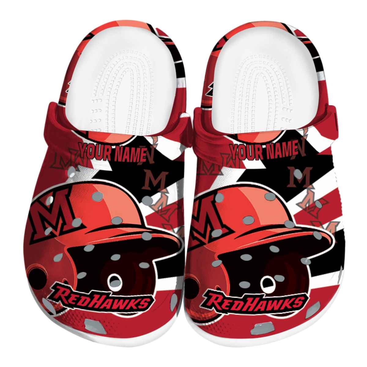 Miami RedHawks 2025 NCAA Sport Crocs Clogs For Men Women and Kids - GNL1463155