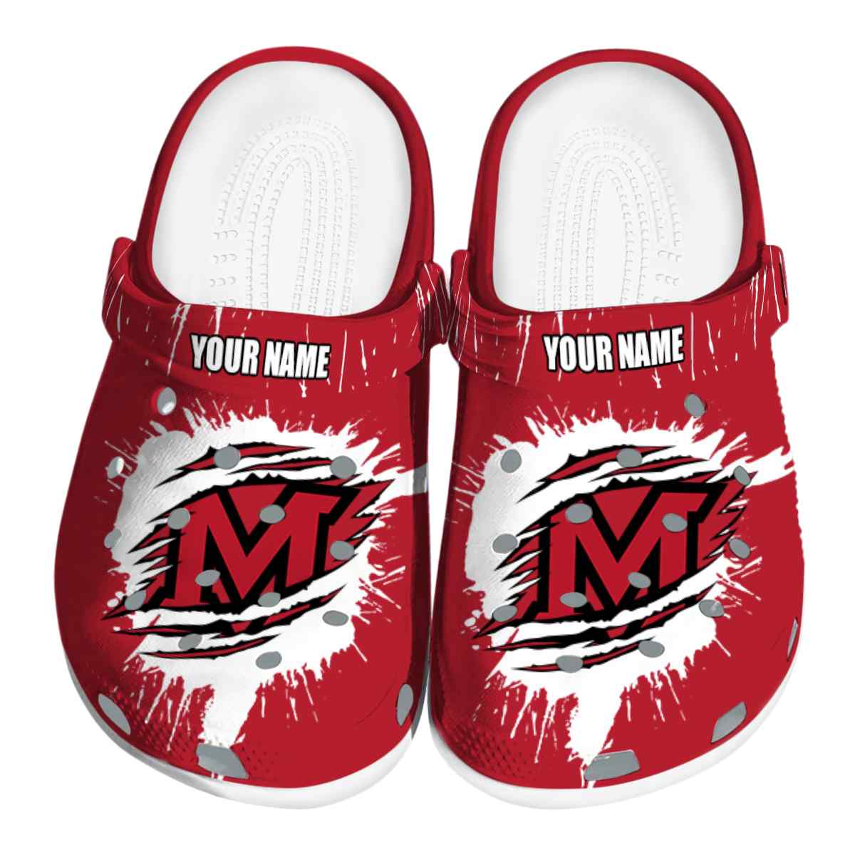 Miami RedHawks 2025 NCAA Sport Crocs Clogs For Men Women and Kids - GNL1463138