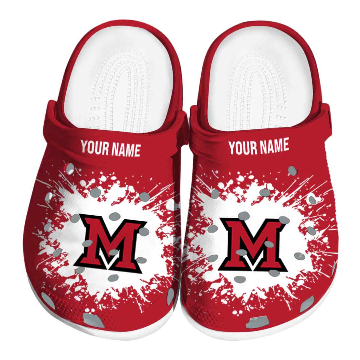 Miami RedHawks 2025 NCAA Sport Crocs Clogs For Men Women and Kids - GNL1463154