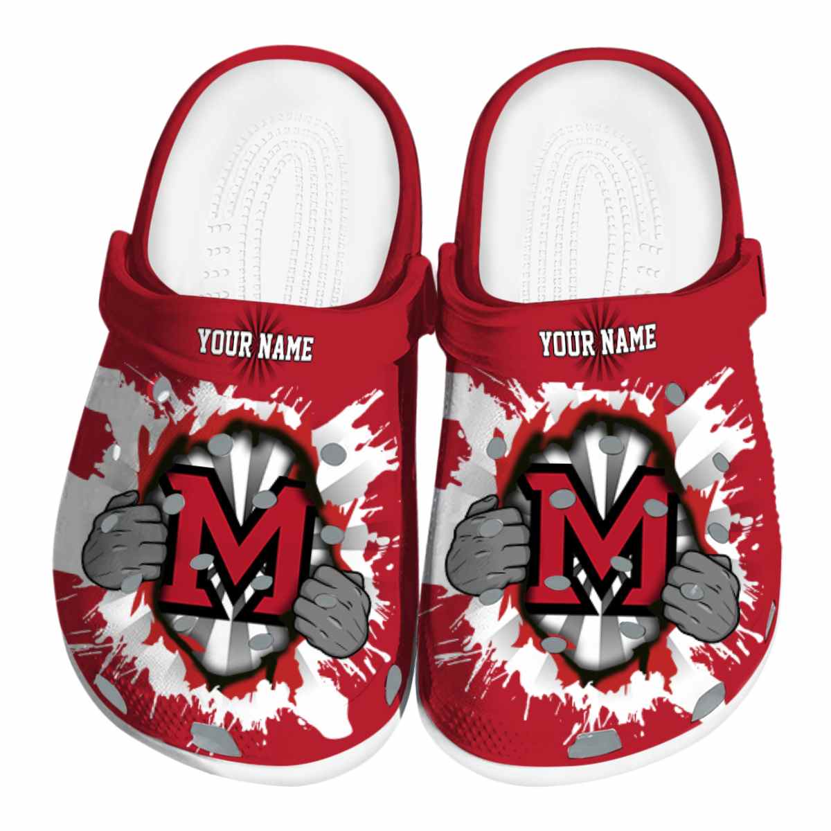 Miami RedHawks 2025 NCAA Sport Crocs Clogs For Men Women and Kids - GNL1463163