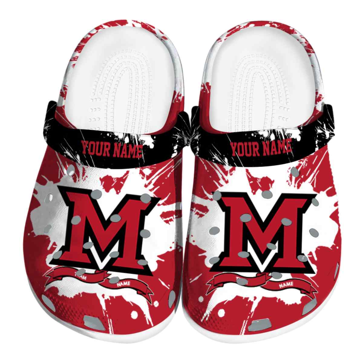 Miami RedHawks 2025 NCAA Sport Crocs Clogs For Men Women and Kids - GNL1463165