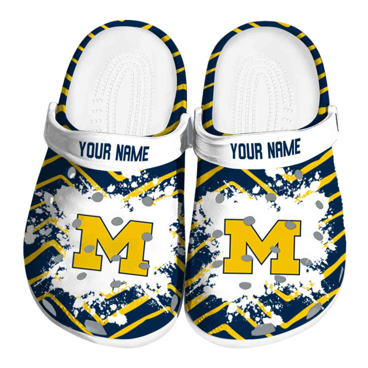 Michigan Wolverines 2025 NCAA Sport Crocs Clogs For Men Women and Kids - GNL1463192