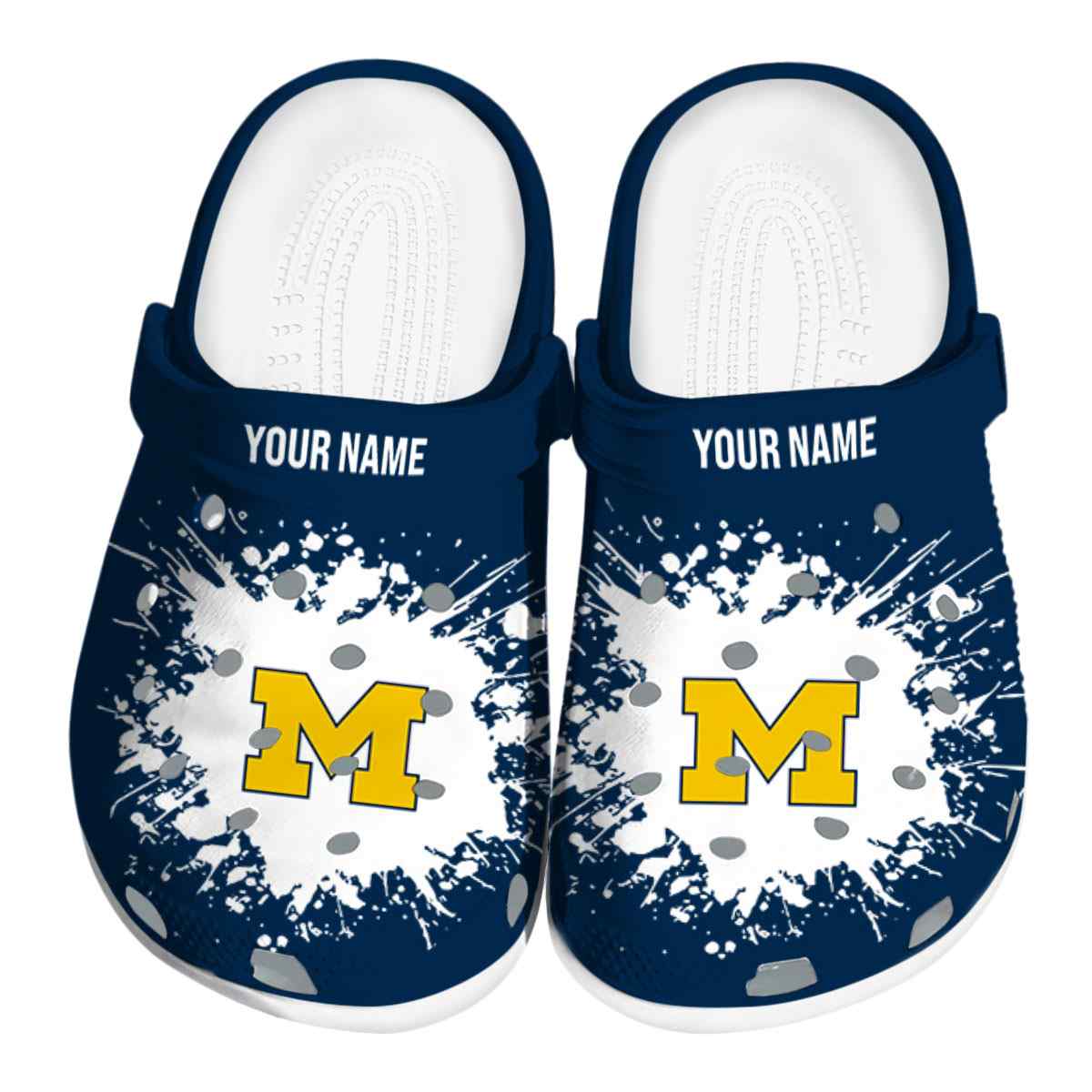 Michigan Wolverines 2025 NCAA Sport Crocs Clogs For Men Women and Kids - GNL1463186