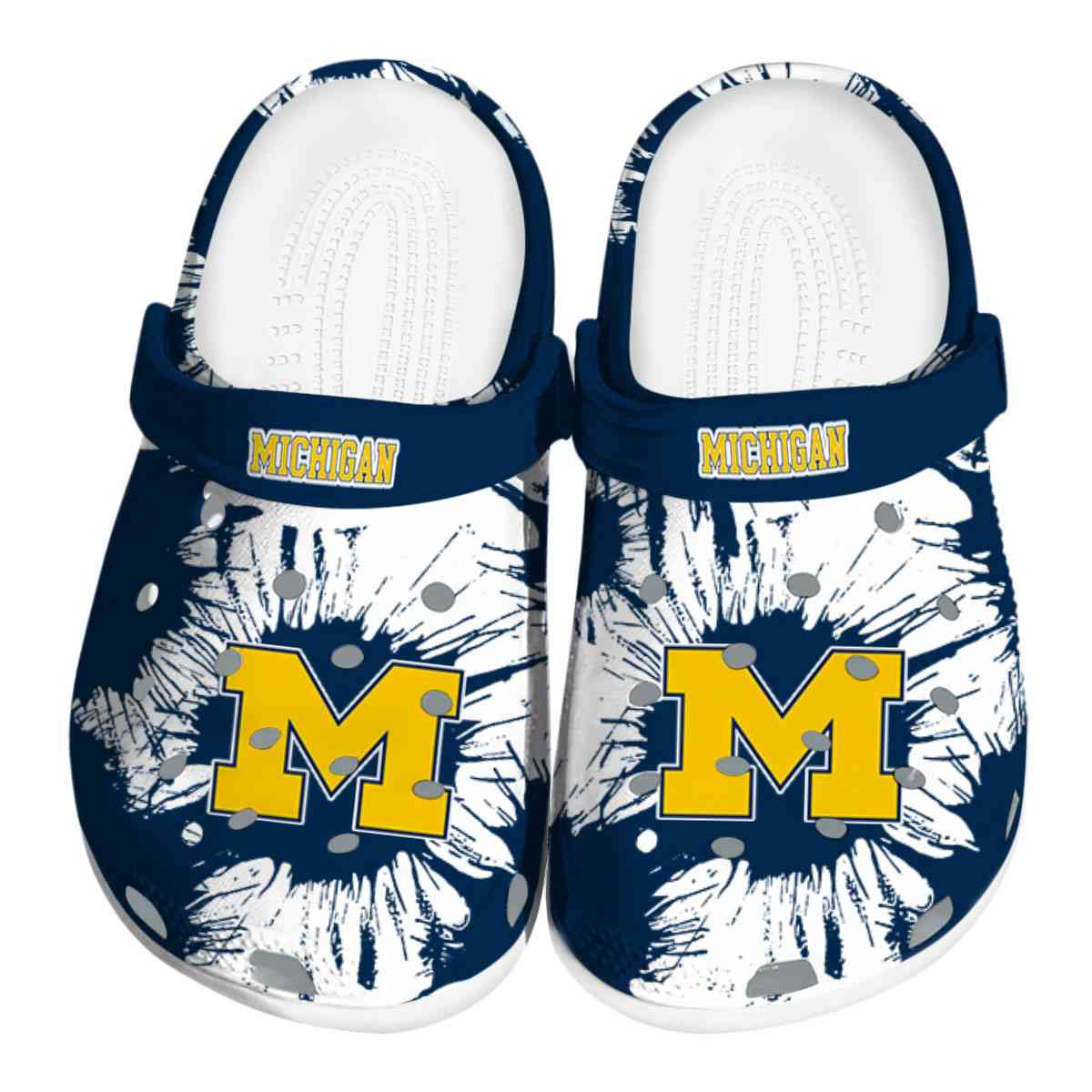 Michigan Wolverines 2025 NCAA Sport Crocs Clogs For Men Women and Kids - GNL1463201