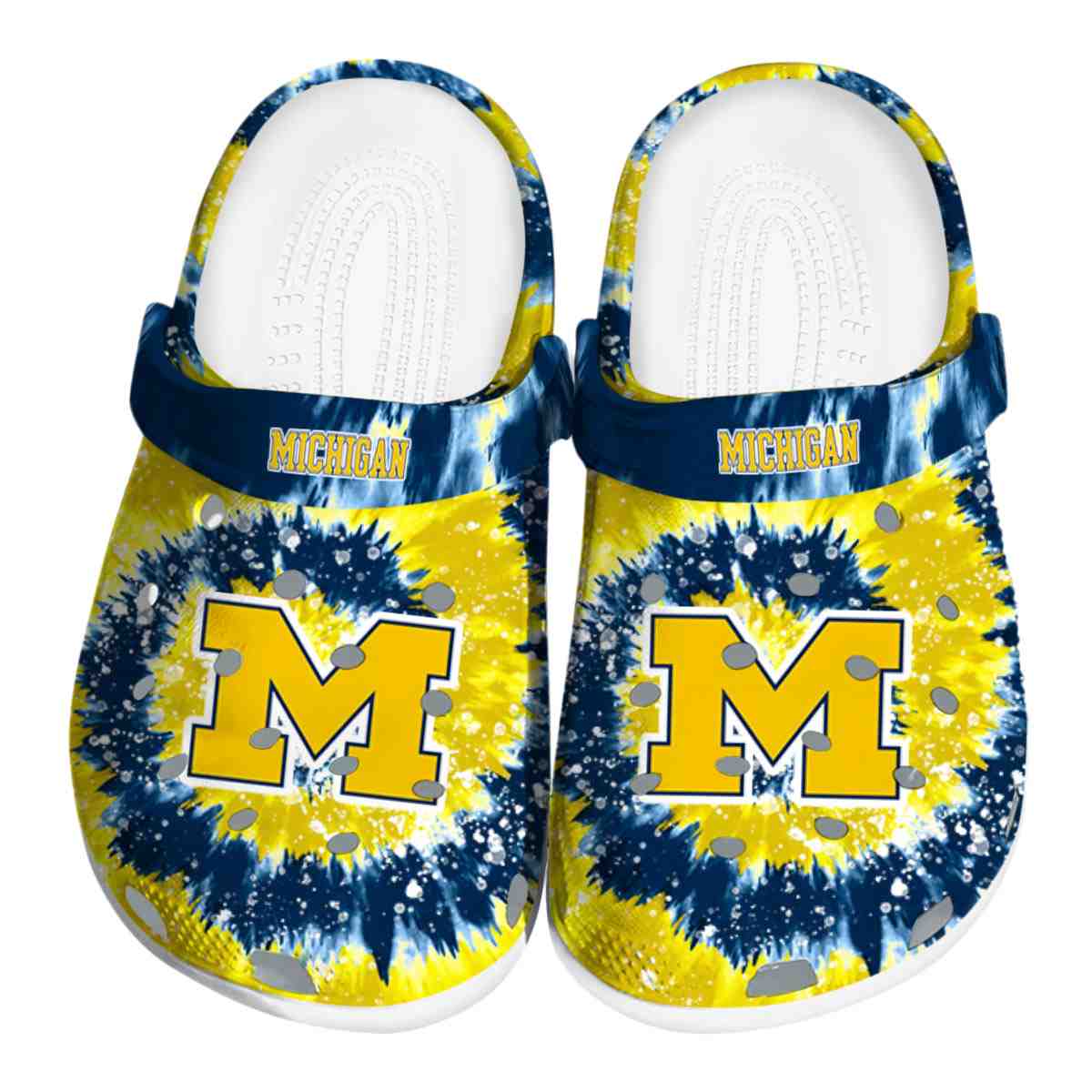 Michigan Wolverines 2025 NCAA Sport Crocs Clogs For Men Women and Kids - GNL1463200