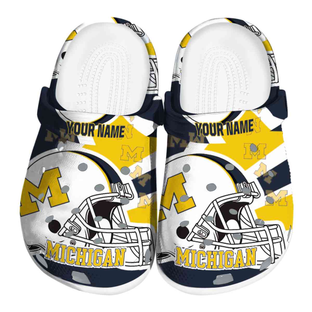 Michigan Wolverines 2025 NCAA Sport Crocs Clogs For Men Women and Kids - GNL1463198