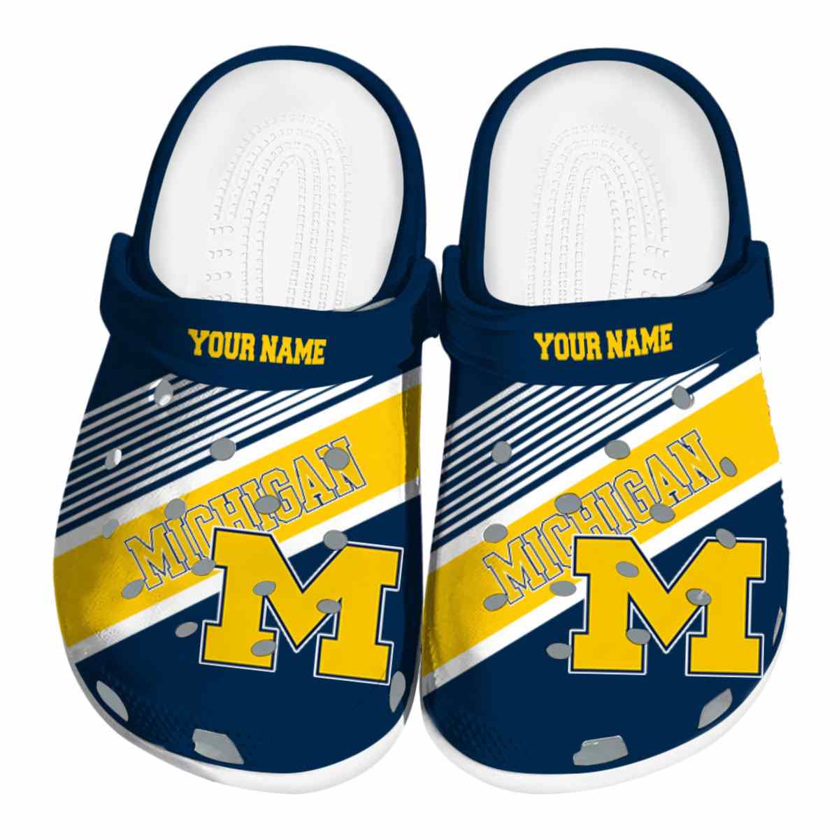 Michigan Wolverines 2025 NCAA Sport Crocs Clogs For Men Women and Kids - GNL1463222