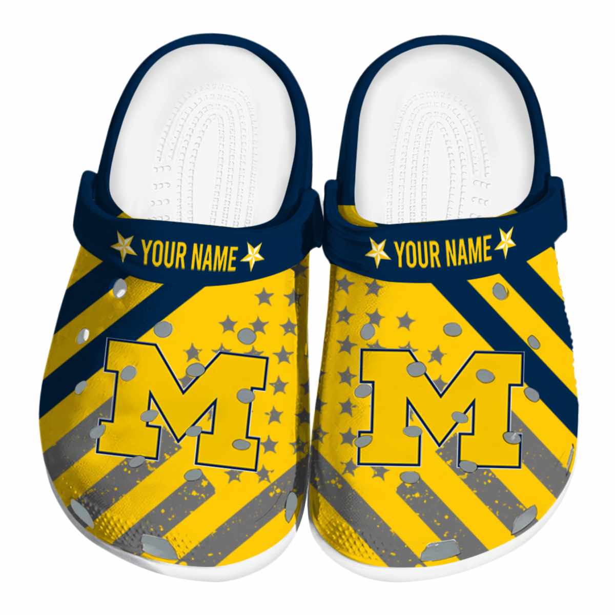 Michigan Wolverines 2025 NCAA Sport Crocs Clogs For Men Women and Kids - GNL1463206