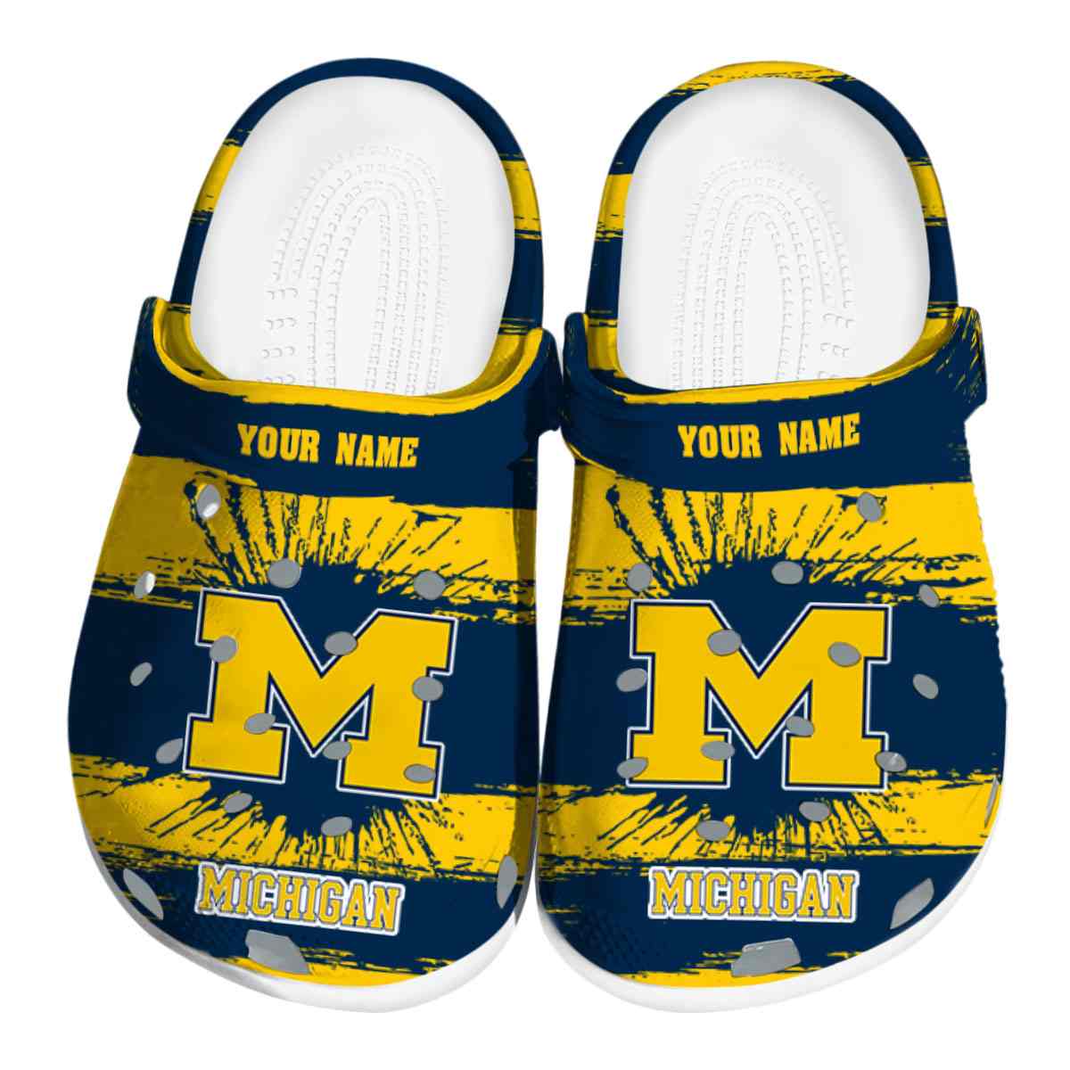 Michigan Wolverines 2025 NCAA Sport Crocs Clogs For Men Women and Kids - GNL1463197