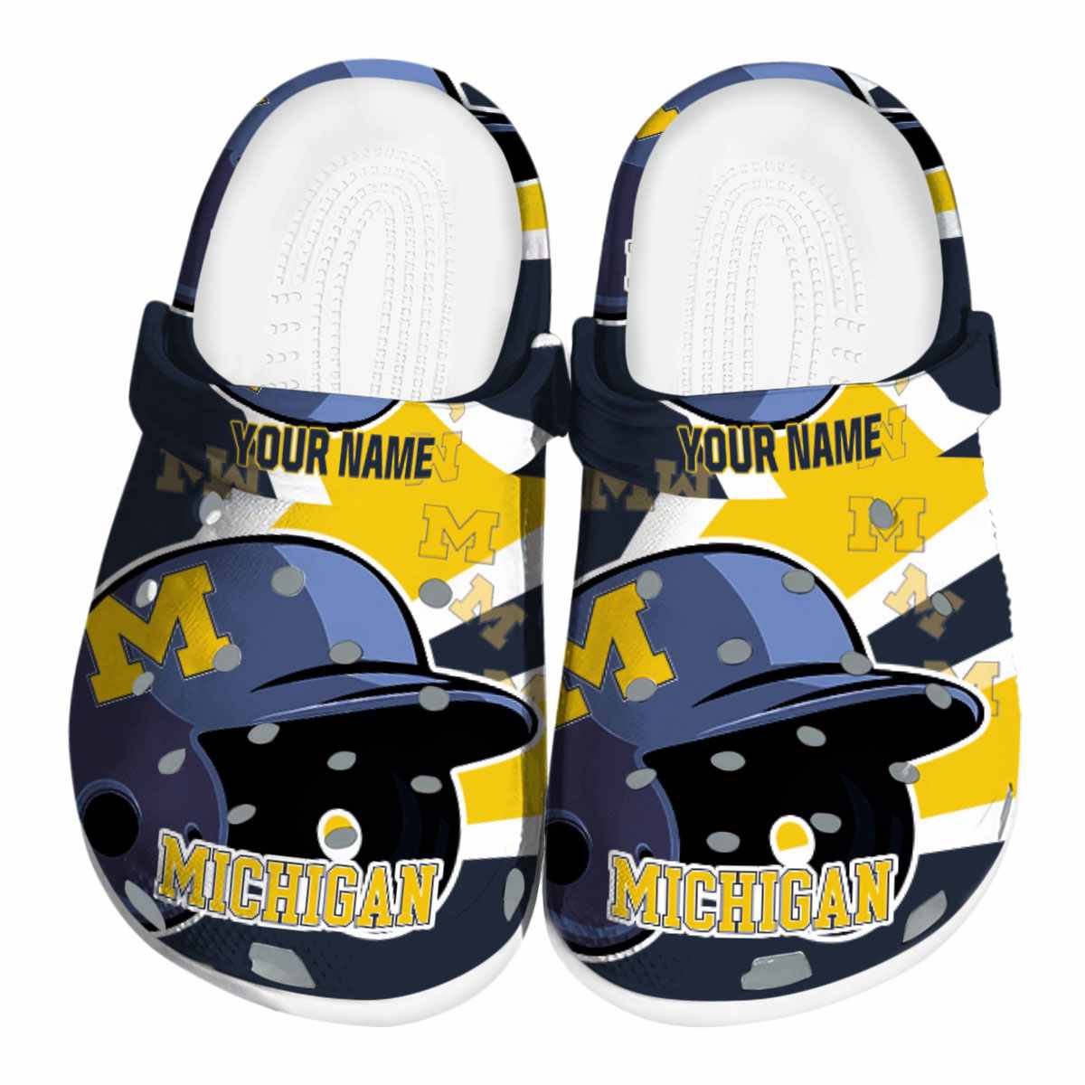 Michigan Wolverines 2025 NCAA Sport Crocs Clogs For Men Women and Kids - GNL1463213