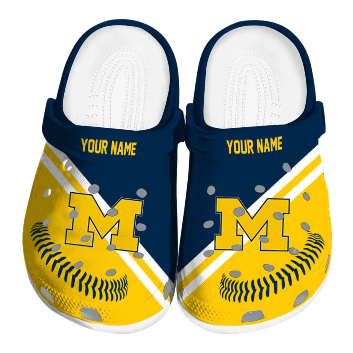 Michigan Wolverines 2025 NCAA Sport Crocs Clogs For Men Women and Kids - GNL1463223